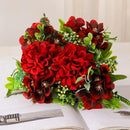 bouquet de chrysanthèmes en soie pour décoration de jardin