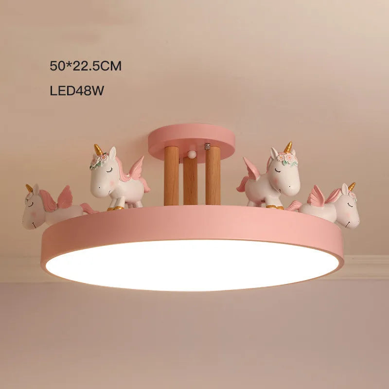 plafonnier led coloré pour chambre d'enfant décoration lumineuse sécurisée