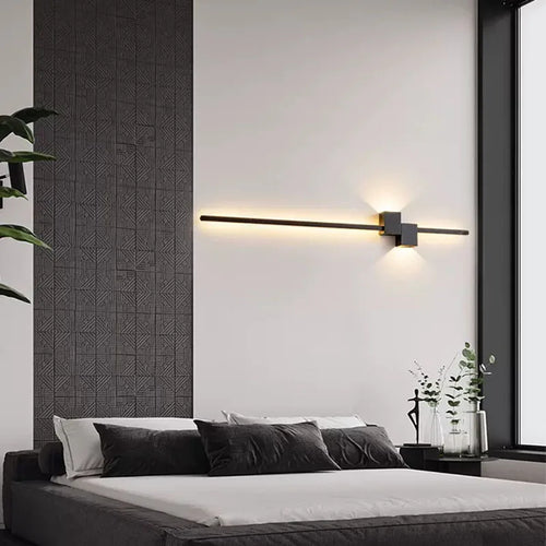 LED-Wandleuchte minimalistisch mit künstlerischem Design - vue 4 sur 15