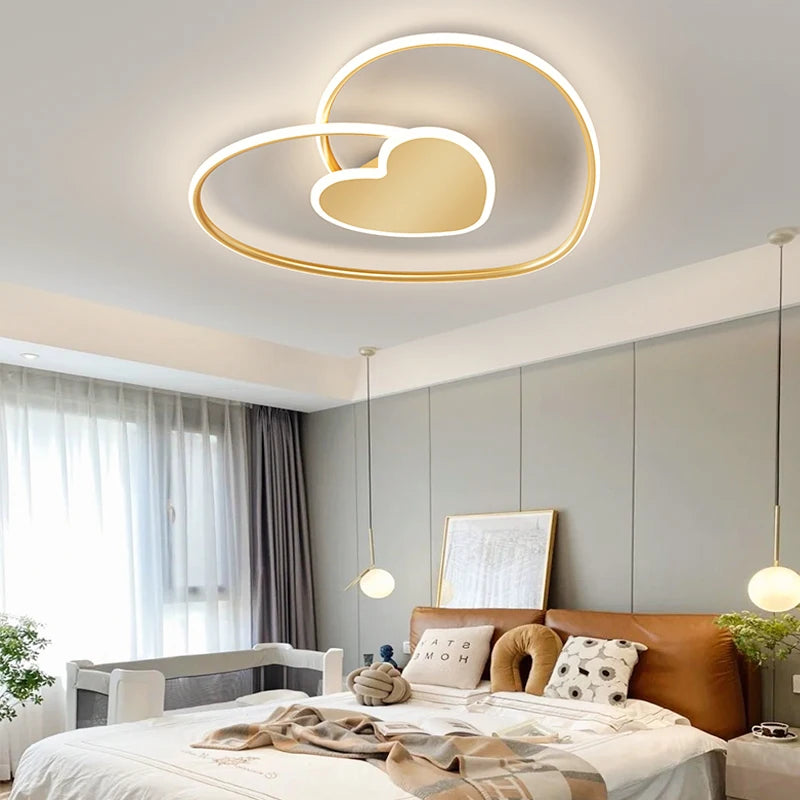 Dekorative LED-Deckenleuchte für modernes und elegantes Interieur - vue 4 sur 10