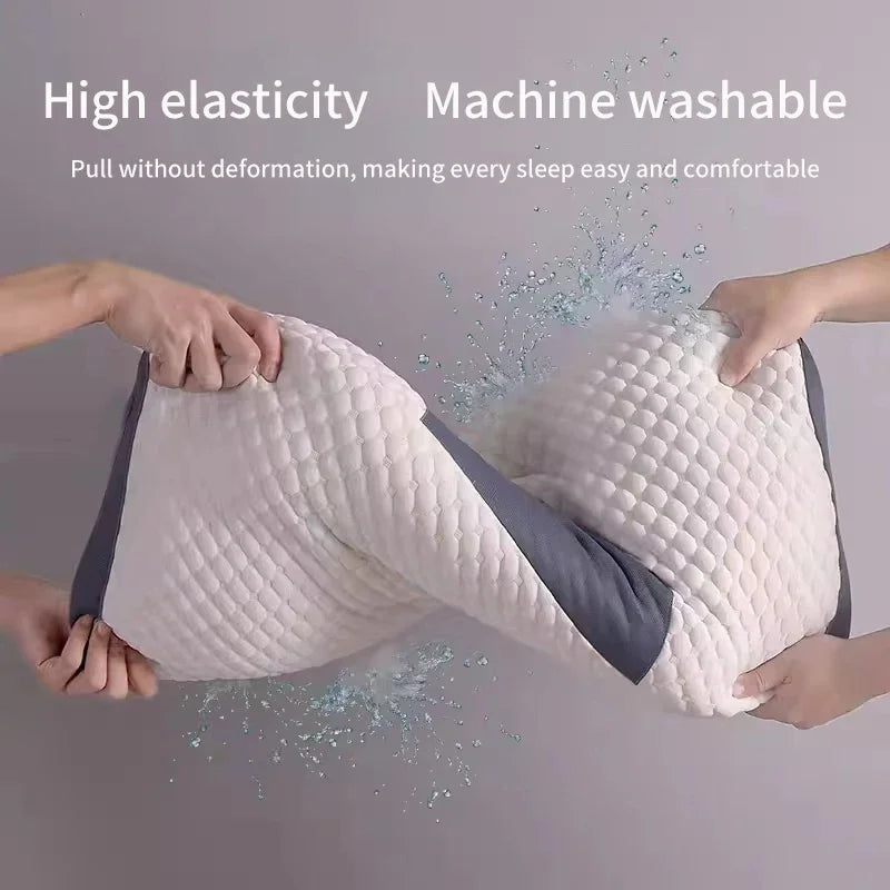 oreiller cervical orthopédique en fibre de soja pour un sommeil réparateur