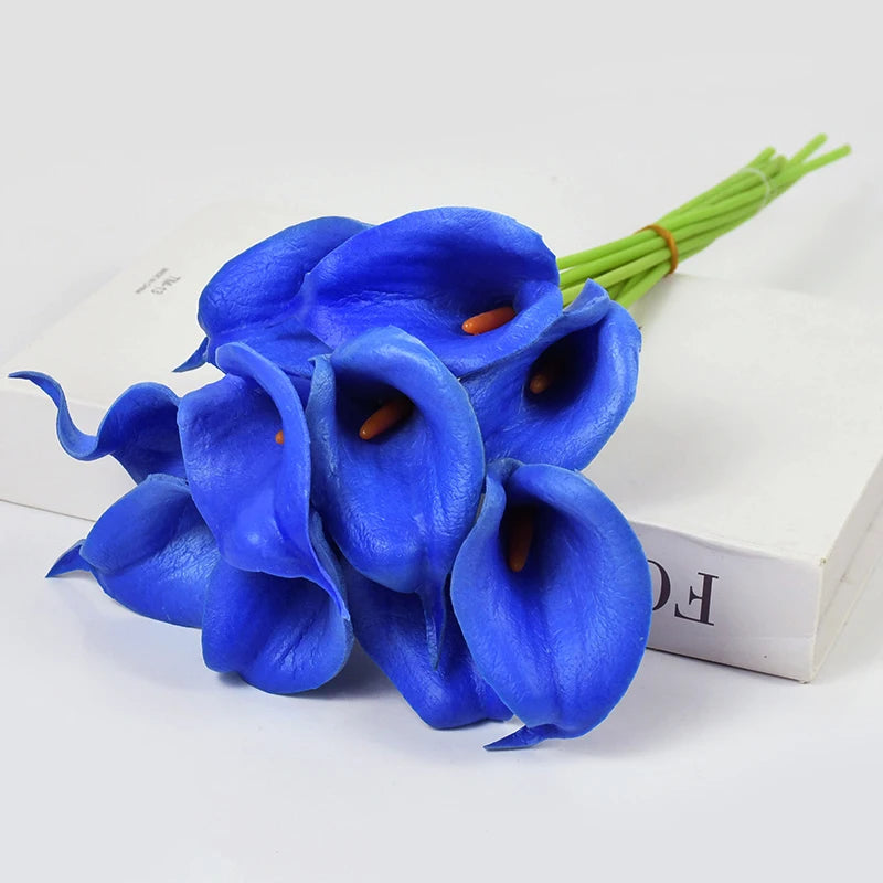 lot de fleurs artificielles lys calla pour mariage et décoration - vue 11 sur 17
