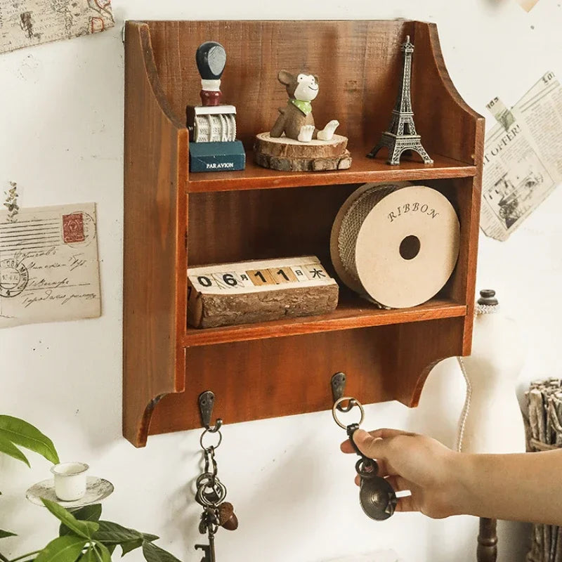 porte-clés mural décoratif avec crochet pratique pour clés - vue 4 sur 15