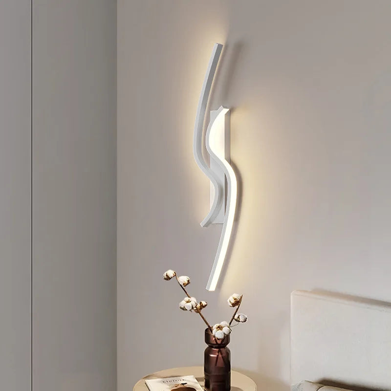 applique murale led moderne pour décoration intérieure élégante - vue 7 sur 12