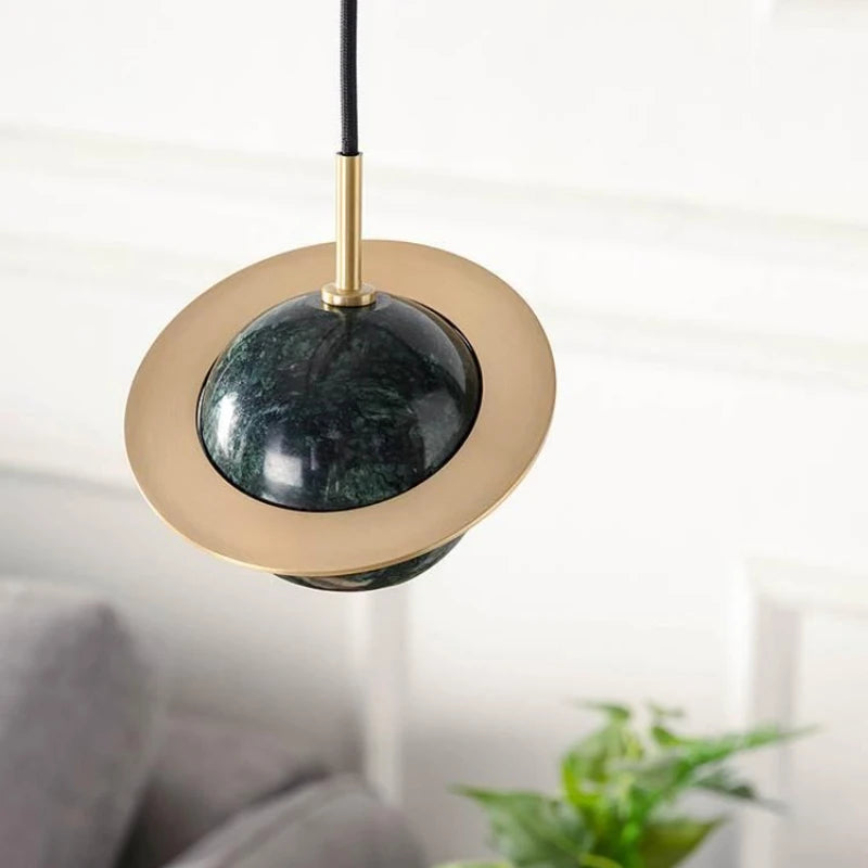 lustre danois créatif en marbre design personnalisé pour décoration intérieure