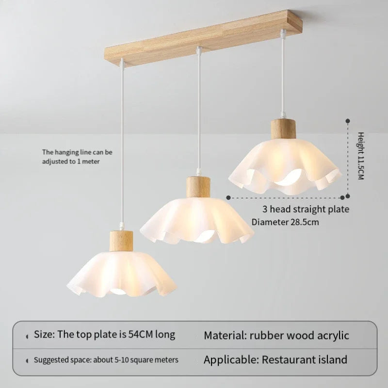 LED-Deckenleuchte Blume nordischer Retro-Stil japanisch dekorativ 2023