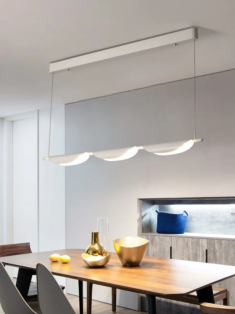 lustre moderne led éclairage suspendu pour espace contemporain - vue 4 sur 12