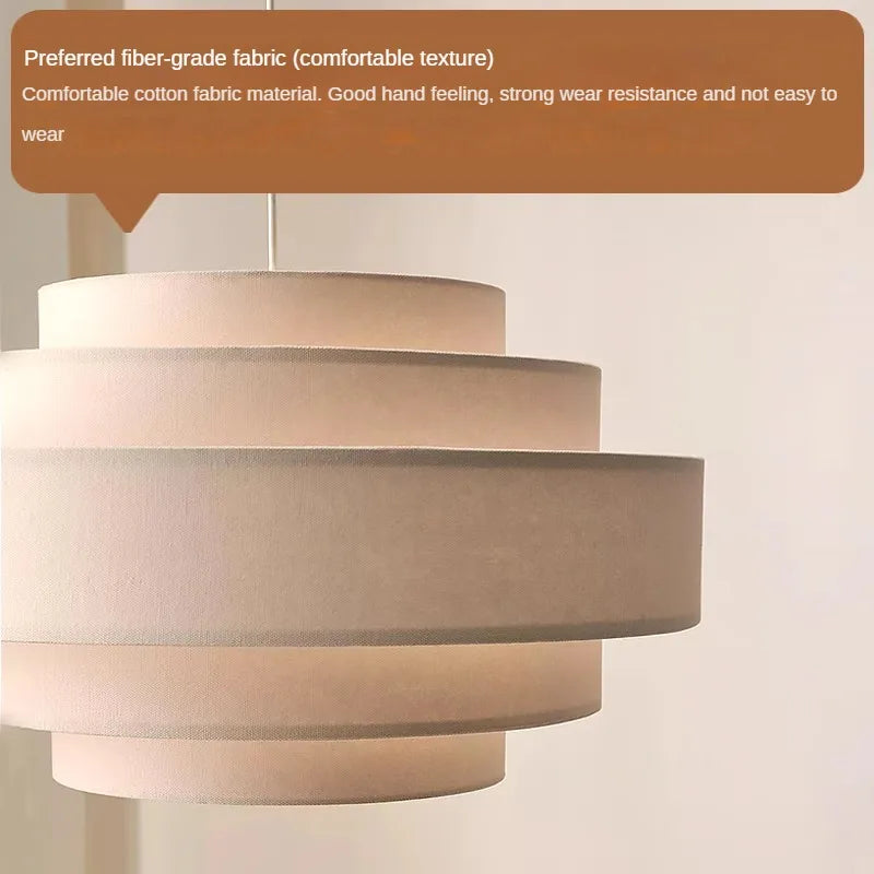 lustre en tissu créatif pour un éclairage minimaliste personnalisé - vue 6 sur 12