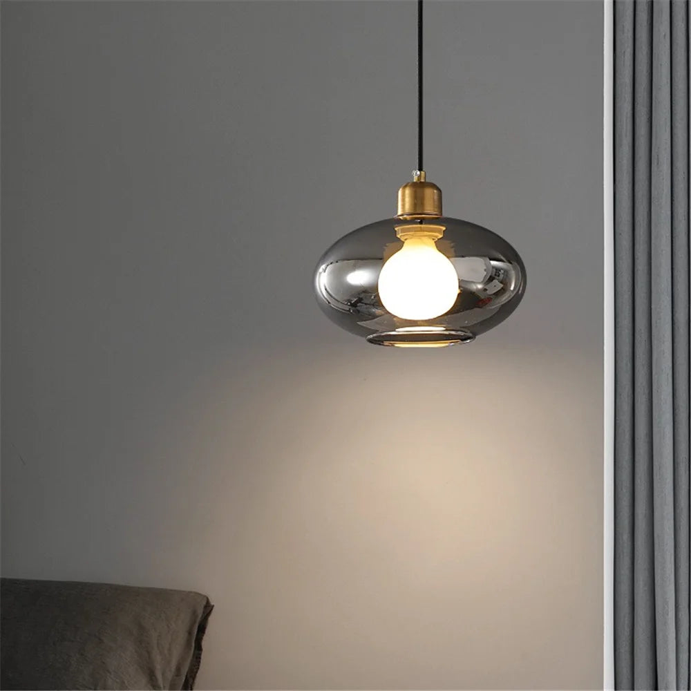 suspension design moderne en verre pour intérieur élégant - vue 3 sur 7