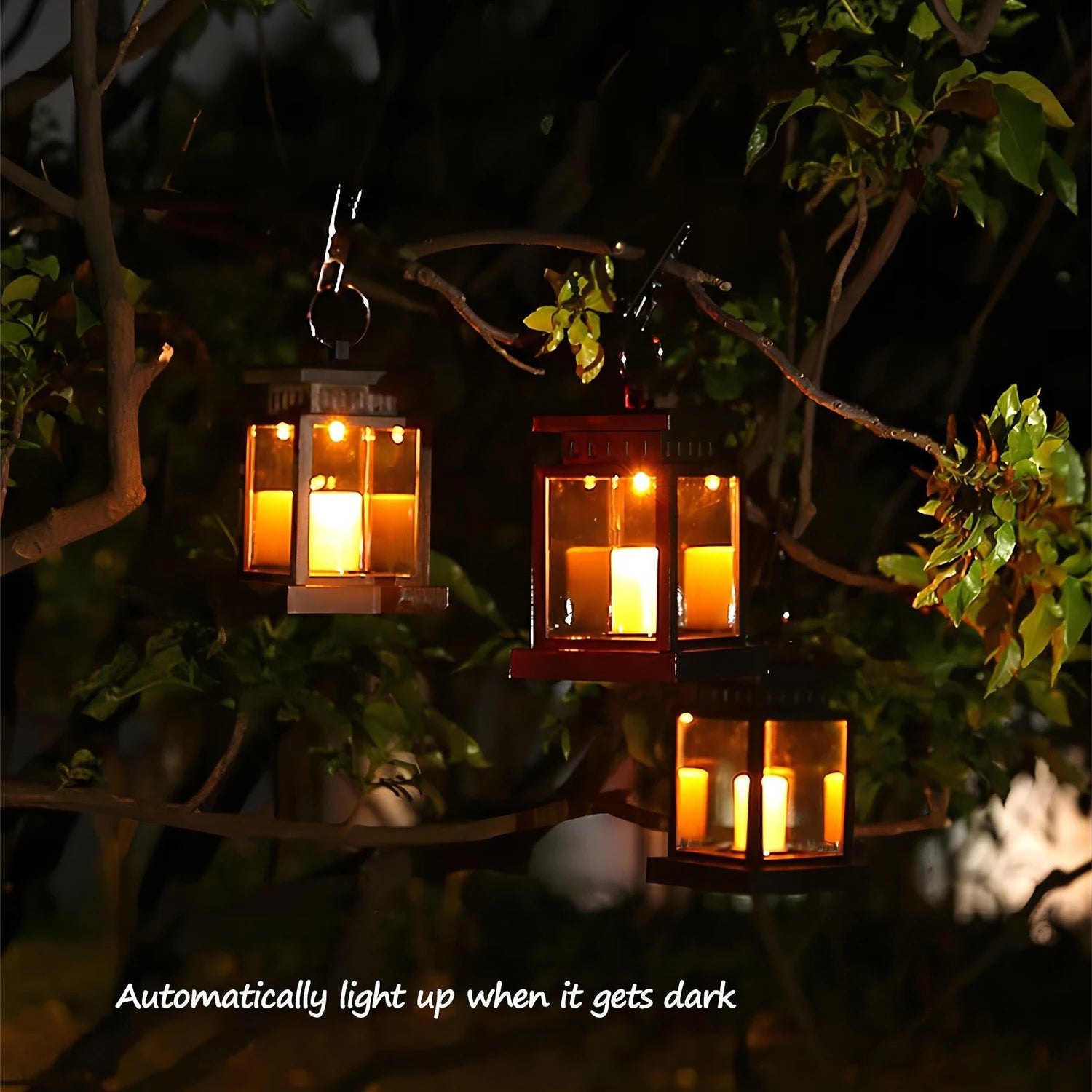 lampes solaires à led pour jardin et extérieur décoratif - vue 4 sur 7