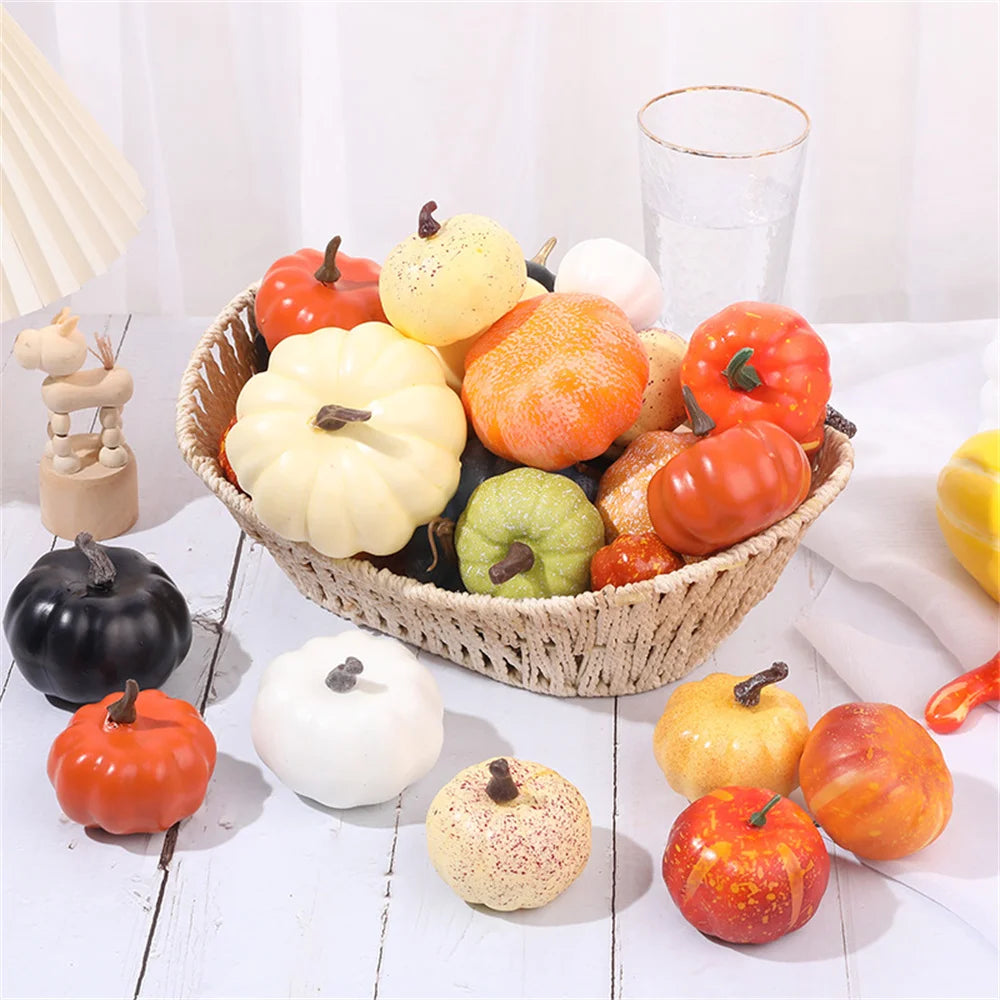 petite citrouille décorative pour halloween et fêtes artisanat - vue 4 sur 12
