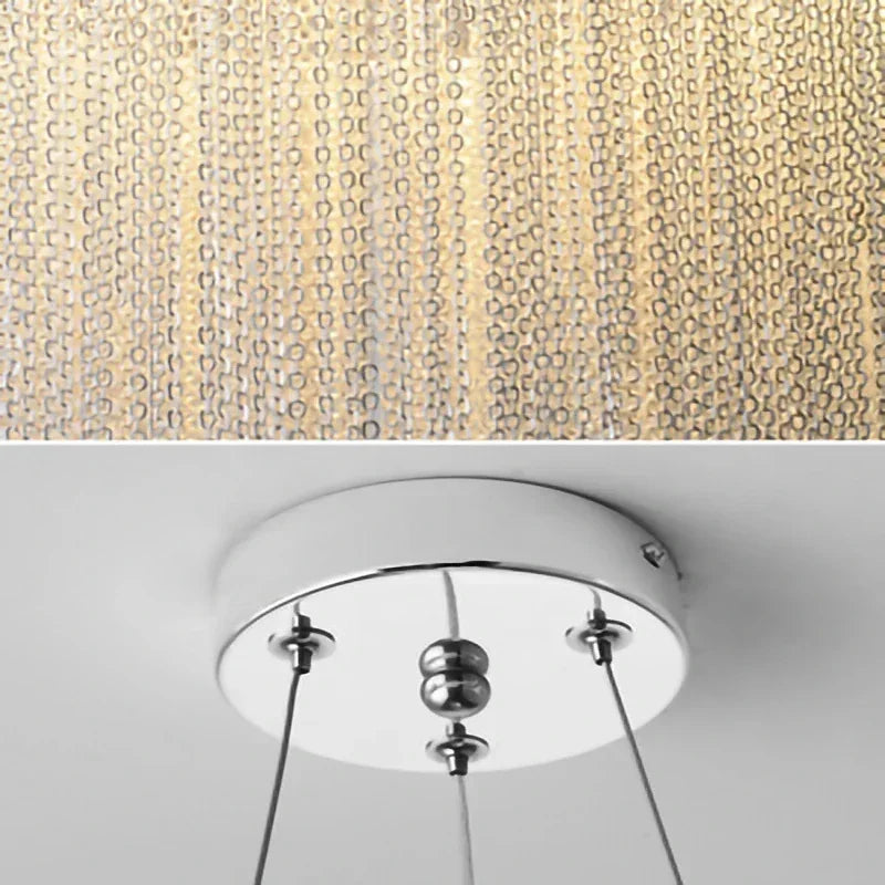 lustre de luxe à pampilles pour intérieur moderne et élégant - vue 7 sur 7
