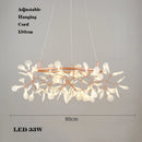 lustre LED créatif en acier inoxydable et acrylique pour décoration intérieure
