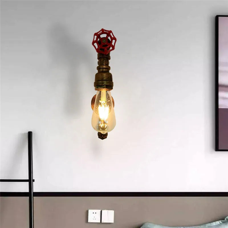 applique murale vintage en métal style loft déco luminaires - vue 9 sur 8