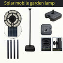 Runde Solarleuchte für Garten und Außenbeleuchtung