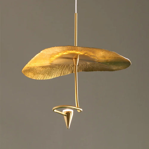 Moderner LED-Kronleuchter aus Kupfer für elegante Wohnraumgestaltung