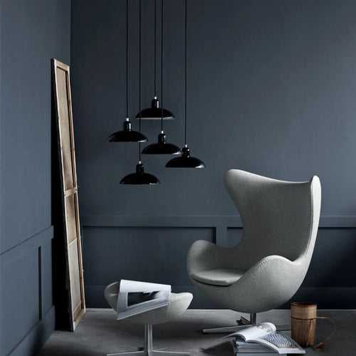 Moderner minimalistischer Kronleuchter Kaiser im industriellen Stil mit LED - vue 3 sur 9