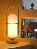 Moderne tragbare Glaslampe im nordischen Design – Minimalistische Dekoration