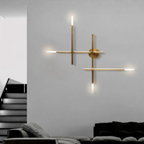 Minimalistische LED-Wandleuchte für die Innendekoration - vue 3 sur 12