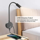 Topoch lampe de lecture LED murale 15 "col de cygne avec Port USB prise tête de lit lampe de nuit 3 couleurs tactile marche/arrêt/gradation