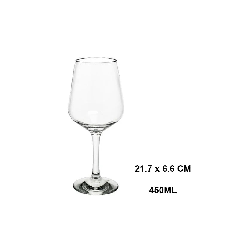 Verres à vin incassables sans pied élégants réutilisables