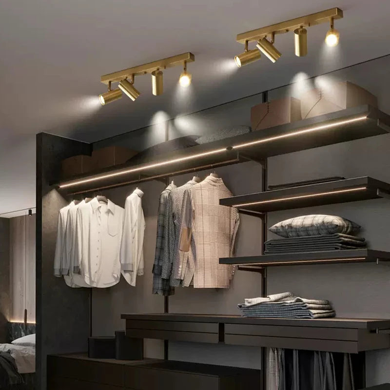 Moderner Kronleuchter mit LED-Spots für den Innenbereich - vue 3 sur 8