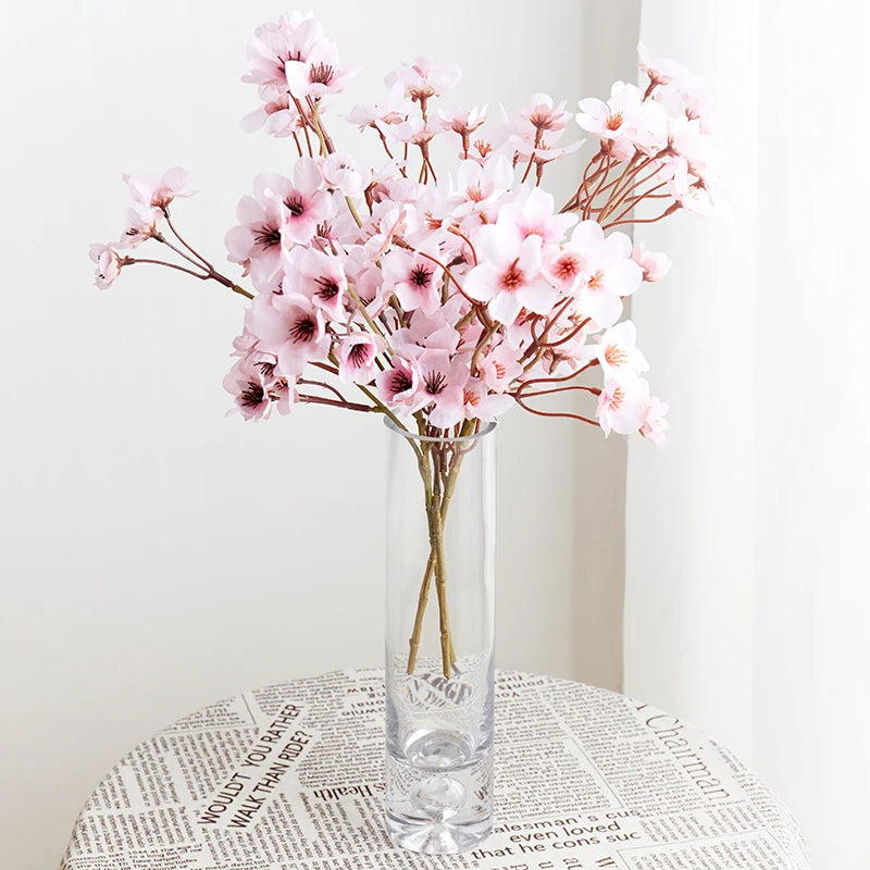 lot de 3 fleurs artificielles en soie pour mariage et décoration intérieure - vue 6 sur 8
