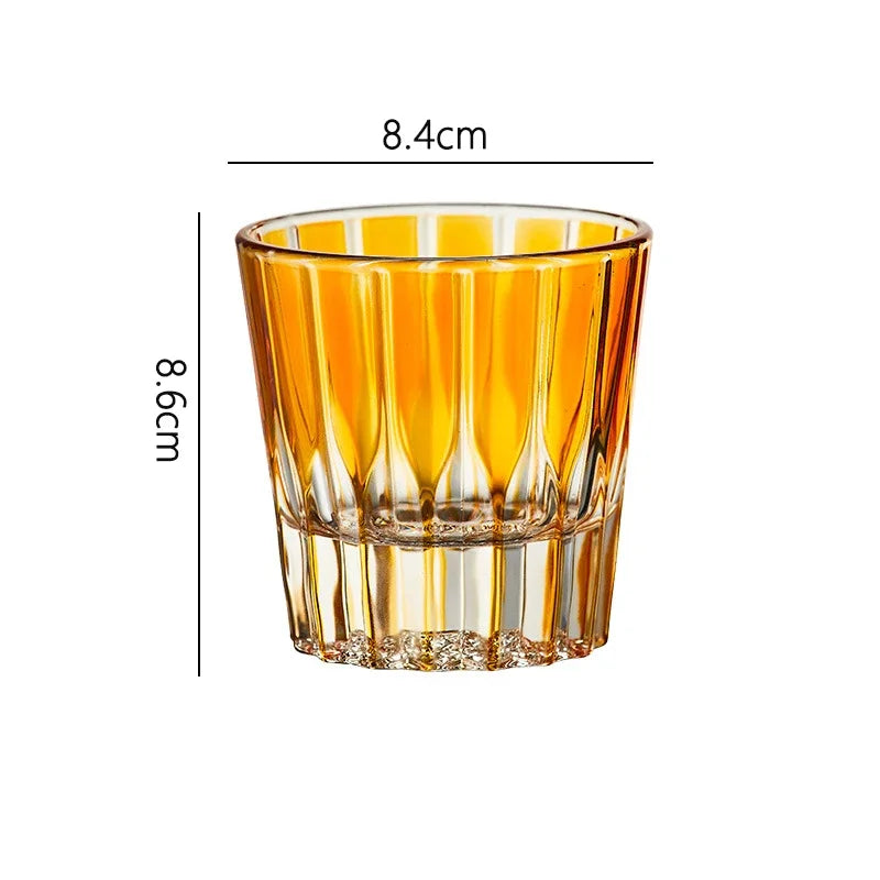 verre whisky cocktail 200 ml rayures verticales design - vue 12 sur 15