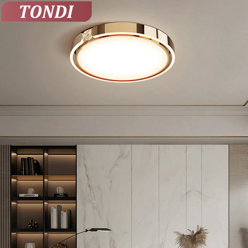 Plafonnier LED en diamant au design nordique haut de gamme - vue 12 sur 12