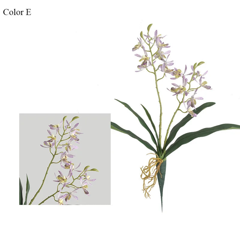 orchidée papillon artificielle pour décoration de mariage et fête - vue 8 sur 10