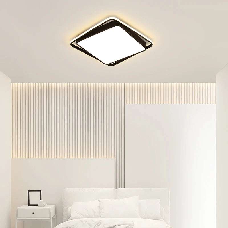 Minimalistische moderne LED-Deckenleuchte für Loft, Einbau - vue 4 sur 12