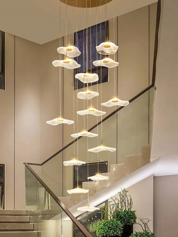 lustre moderne nordique pour décoration intérieure et grenier - vue 5 sur 16