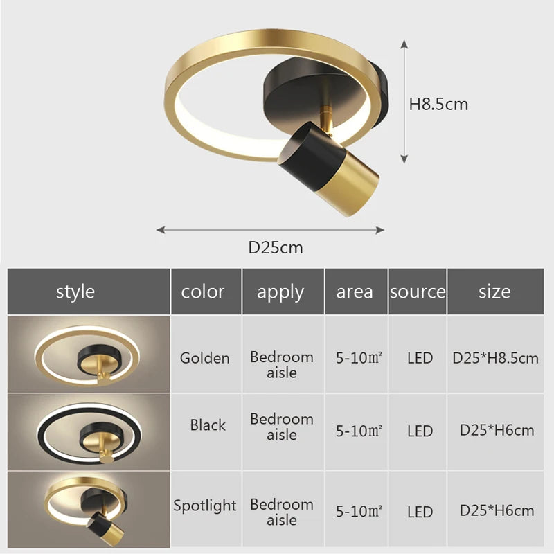 plafonnier led moderne pour décoration intérieure élégante - vue 5 sur 9
