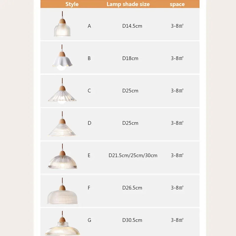 suspension en verre style japonais pour intérieur vintage - vue 6 sur 30