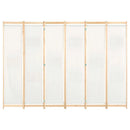 6-panel cream parting Wall, 240x4 cm fabric