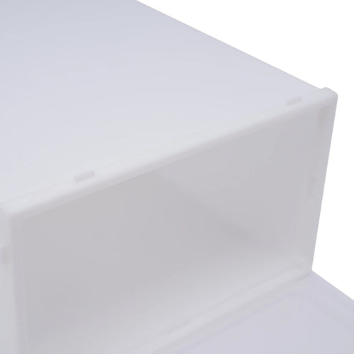 lot de 20 boîtes à chaussures pliables transparentes pour rangement