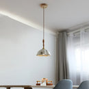 Design-Pendelleuchte LED Schmetterling Keramik und Holz