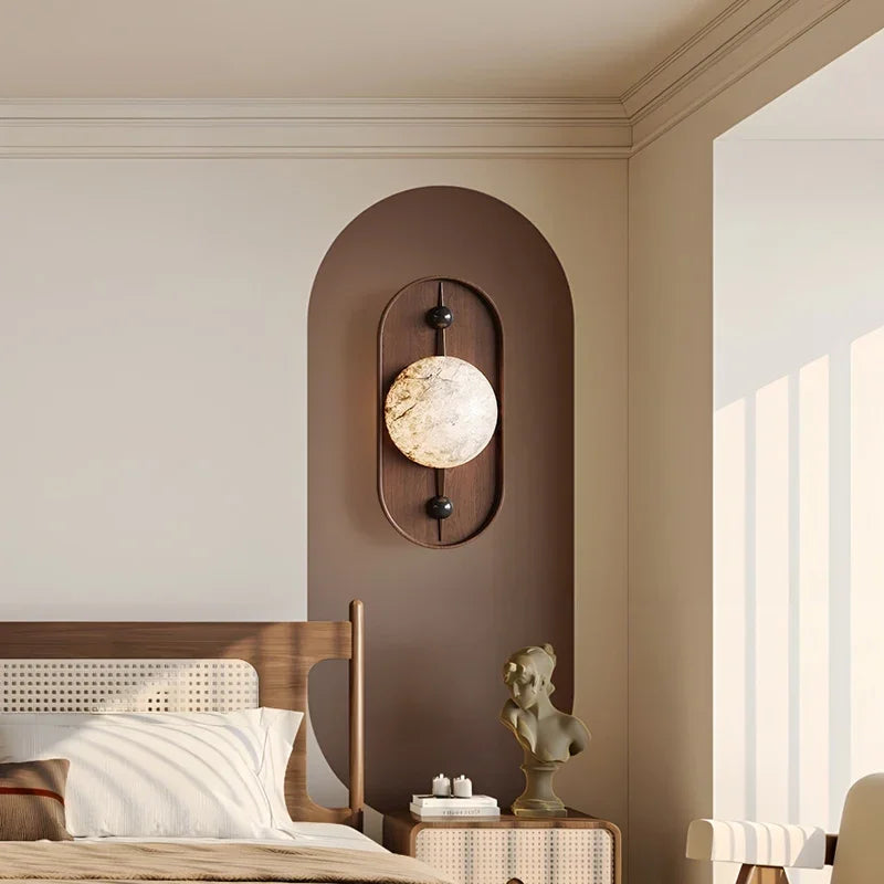 applique murale moderne en marbre de luxe pour intérieur lumineux - vue 4 sur 7