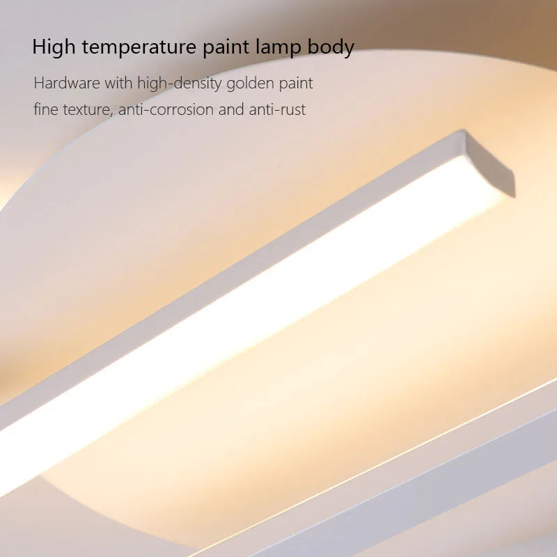 Moderne LED-Deckenleuchten für eine elegante und helle Wohnraumgestaltung - vue 5 sur 9