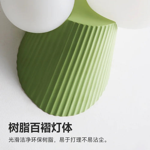 LED-Wandleuchte Kaktus aus Resin und Glas für das Arbeitszimmer - vue 5 sur 11