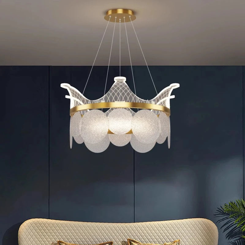 lustre d'éclairage intérieur pour salon et salle à manger - vue 6 sur 9