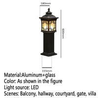 Moderne LED-Außenleuchte für Garten und Hof