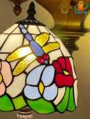 Schreibtischlampe Libelle im Tiffany-Stil originelles dekoratives Geschenk