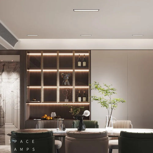 Dimmbarer LED-Einbauspot Kreatives Lineares Design - vue 5 sur 5