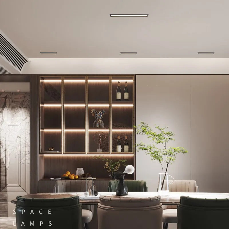 Dimmbarer LED-Einbauspot Kreatives Lineares Design - vue 5 sur 5