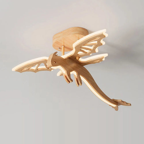 plafonnier led dragon pour enfants style nordique naturel