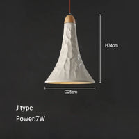 Suspension Led Béton Ciment Restaurant Bar Art Loft Designer Éclairage