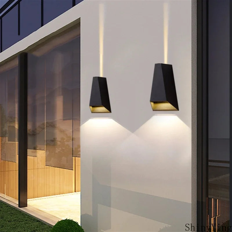 applique murale extérieure étanche en aluminium avec verre trempé rohs ce - vue 7 sur 8