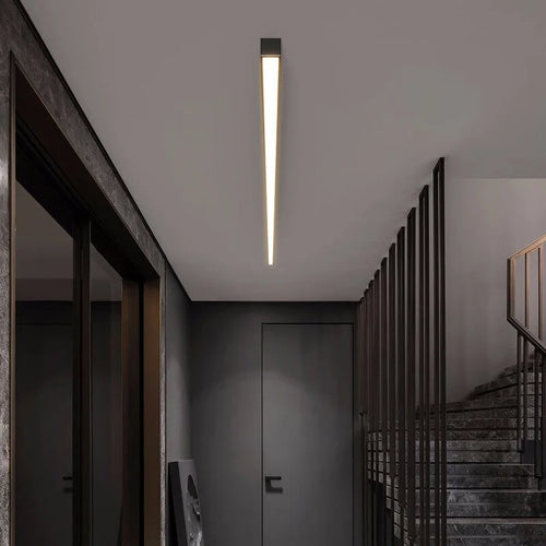 plafonnier linéaire à led moderne style simple pour intérieur - vue 4 sur 8