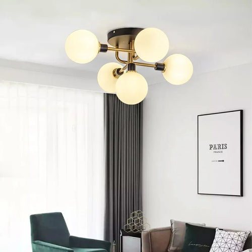 LED-Glas-Deckenleuchte Design für Ihre Inneneinrichtung - vue 4 sur 18